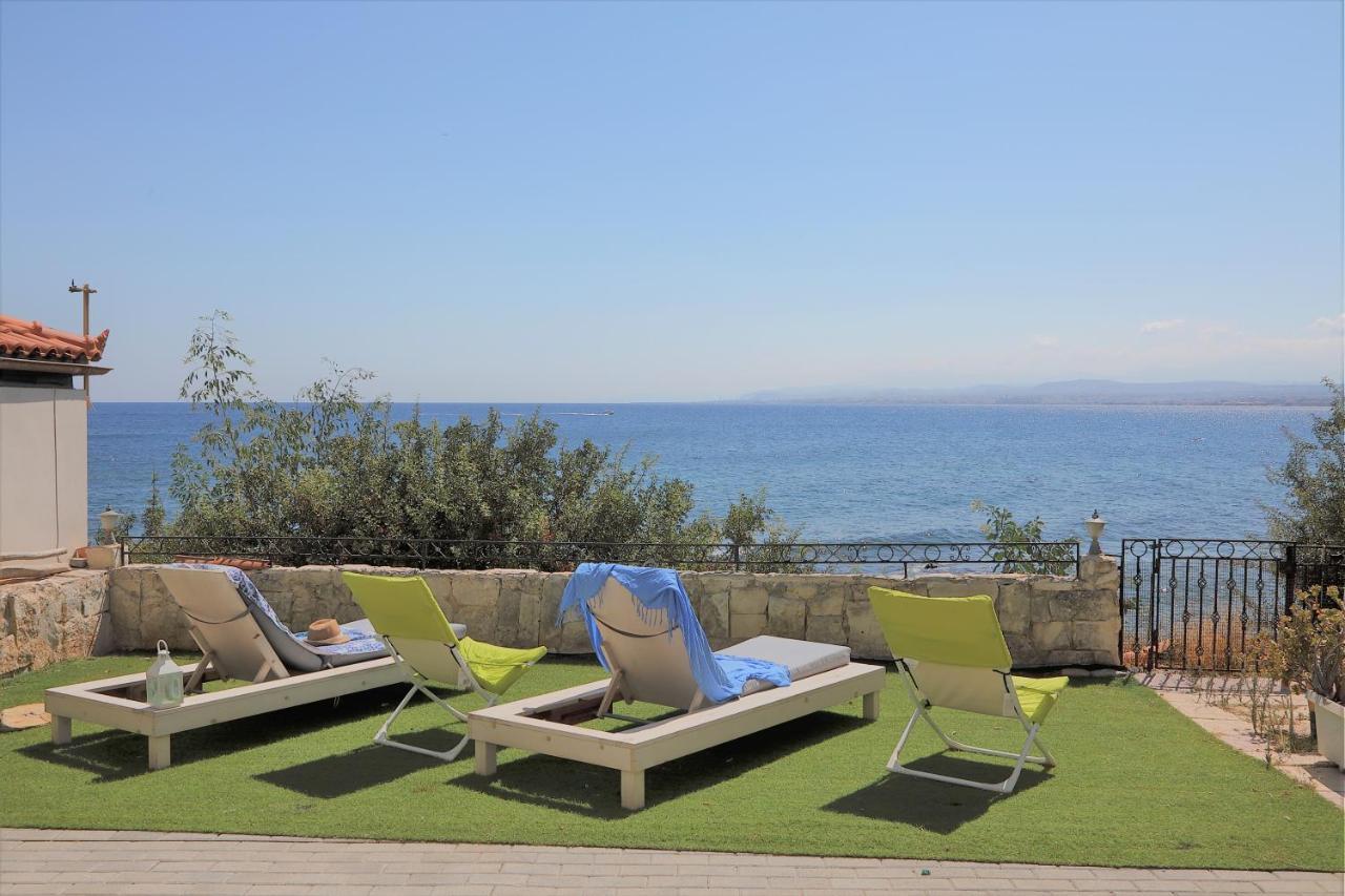 Endless Blue Sea Frontal House Villa Palaiokastro  Exterior foto